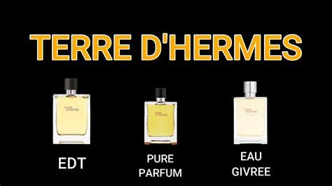 terre d hermes parfum vs edt|terre d'hermes edt vs edp.